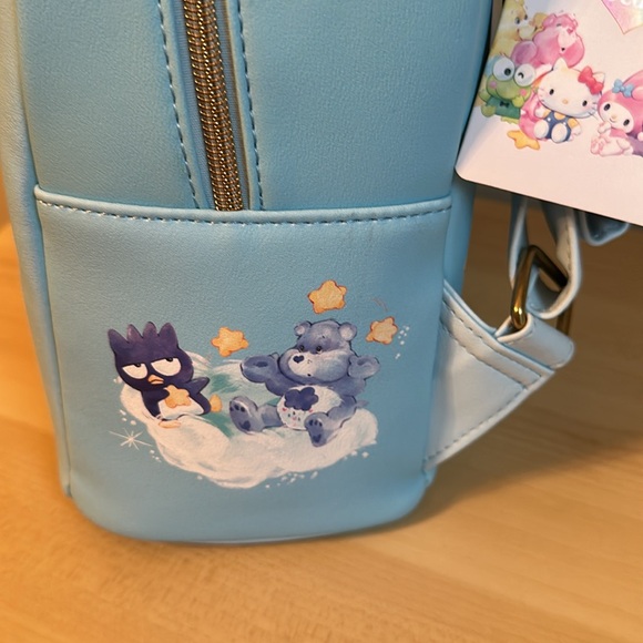 Hello Kitty and Friends Care Bears Loungefly and keychain - Picture 6 of 11